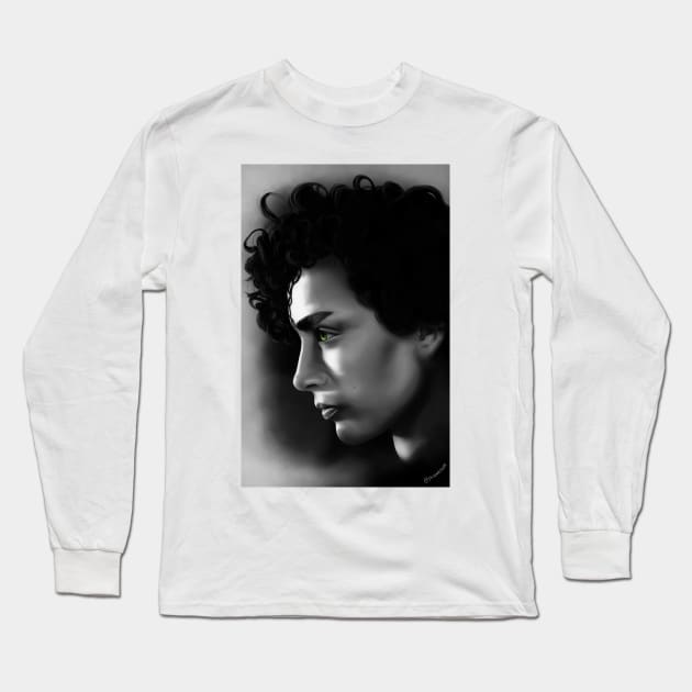 Robert Sheehan Long Sleeve T-Shirt by risharight